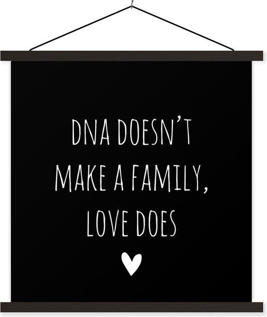 Affiche Scolaire Citation En Anglais Dna Ne Fait Pas Une Famille L Amour Le Fait Bol Com