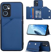 Fonu Oppo Find X5 Lite hoesje blauw - Backcover Wallet