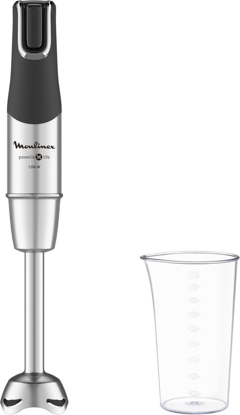 Moulinex Powelix Life 0,8 l Staafmixer 1200 W Zwart, Roestvrijstaal