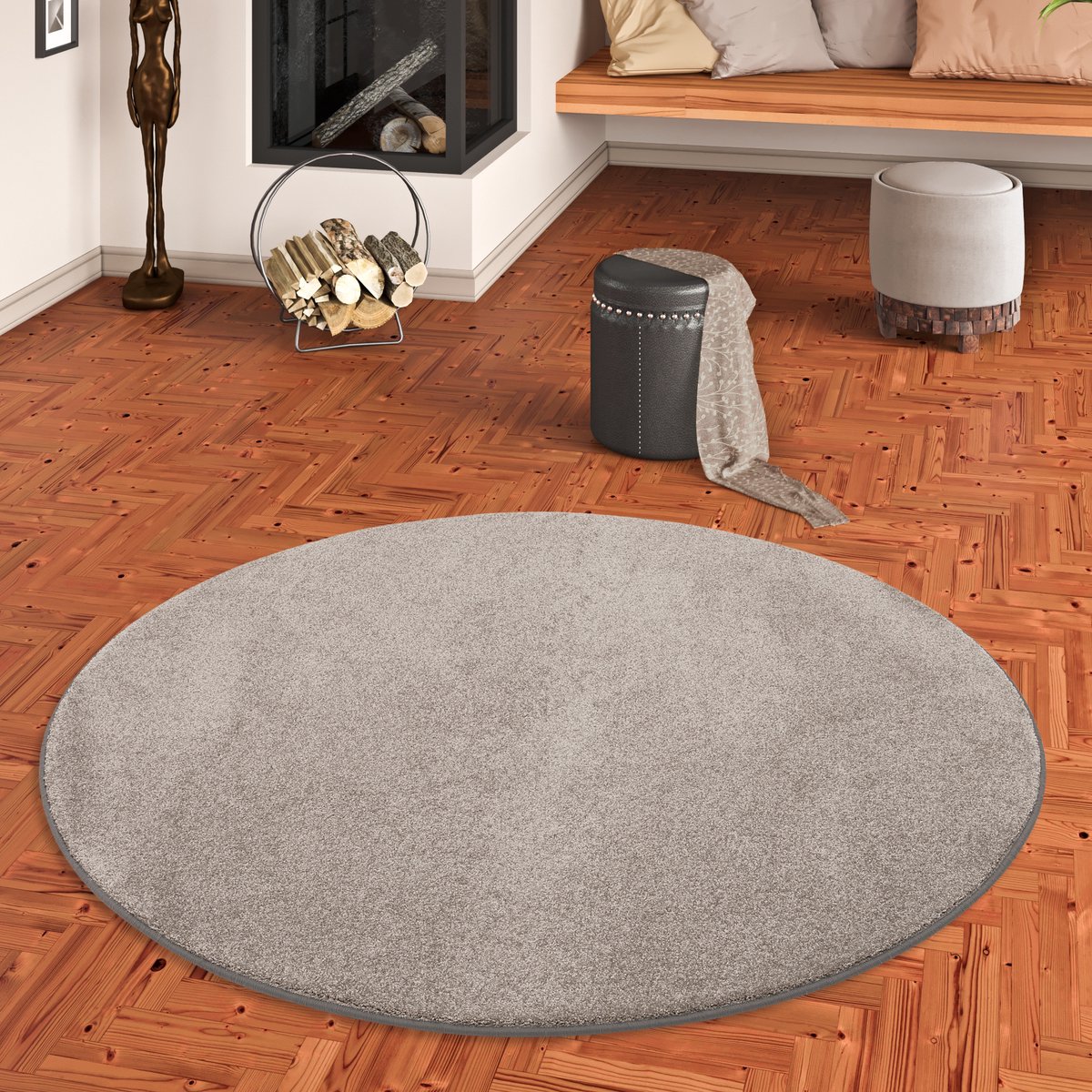 Maison Exclusive - Tappetini per Scale 15 pz 75x20 cm Blu Antiscivolo