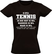 Tennis grappig Dames T-shirt |  cadeau | kado  | shirt