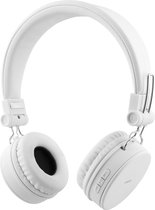 Deltaco HL-BT403 écouteur/casque Avec fil &sans fil Arceau Appels/Musique Bluetooth Blanc