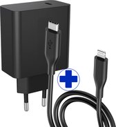 USB C Lader Set 1 Meter - Geschikt voor Apple iPad en iPhone - Oplaadstekker USB C Adapter Oplader Stekker