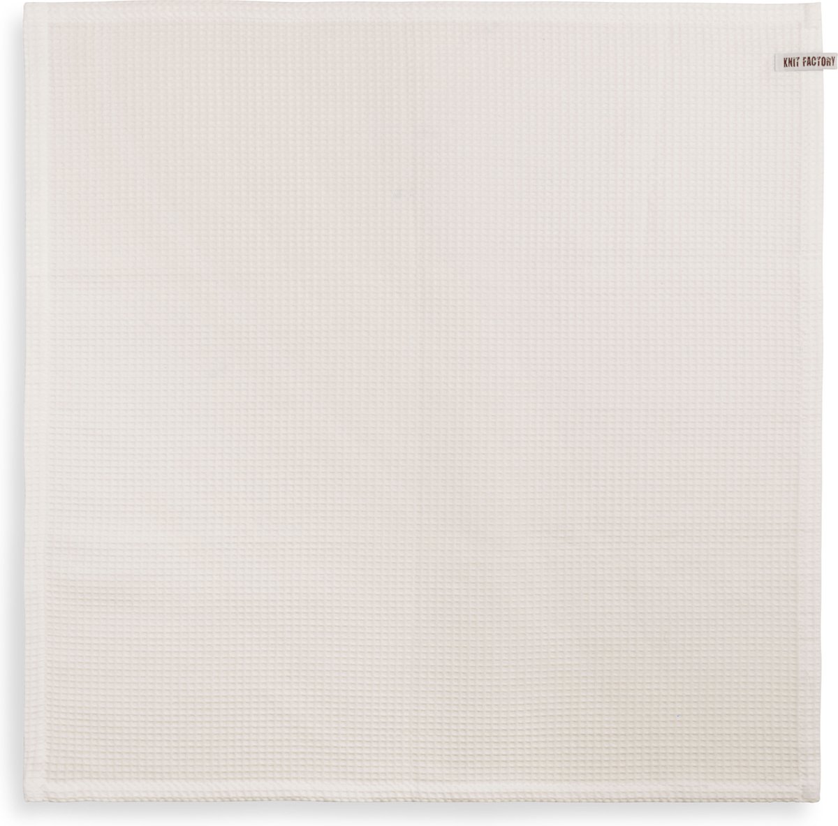 Knit Factory Theedoek - Poleerdoek - Keuken Droogdoek Clint - Ecru - 65x65 cm - 100% Katoen