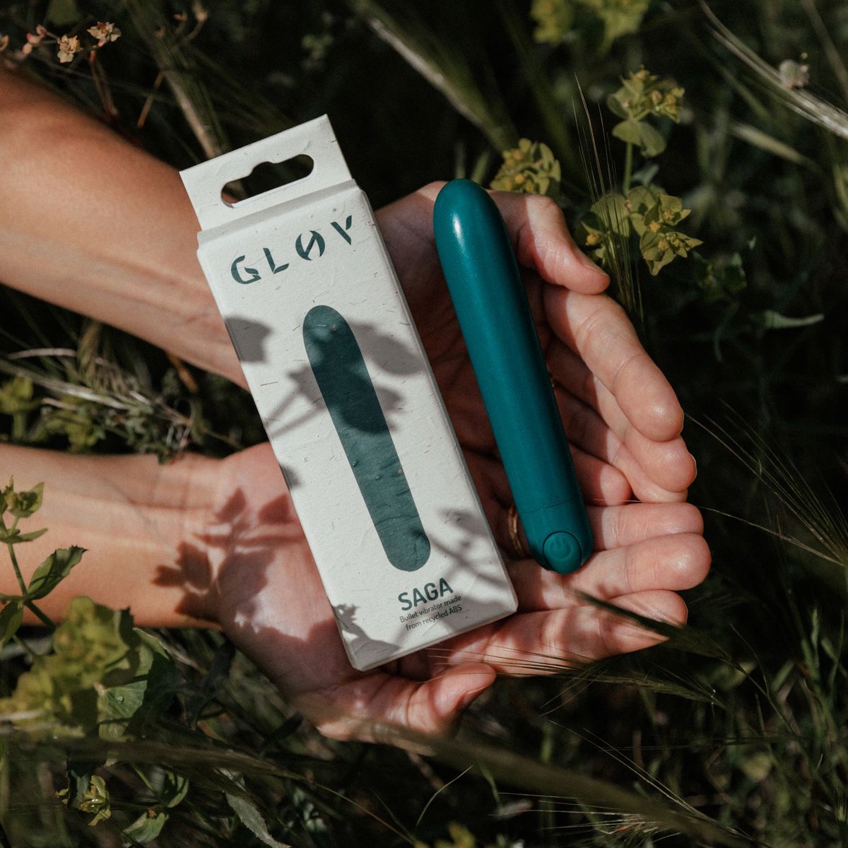 Goedkoopste Gløv - Saga Eco Bullet Vibrator - Vibrators voor Vrouwen - Sex Toys voor Vrouwen - Duurzaam Cadeau - Duurzaamheid - Erotiek - Sex Toys voor Vrouwen met 10 Vibratiestanden - Vibrator - Groen
