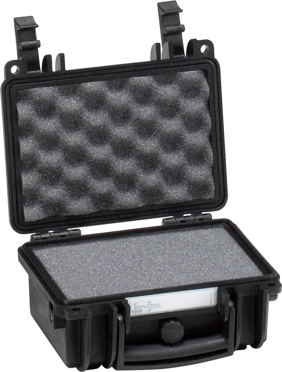 Explorer Cases Outdoor-koffer 2 l (l x b x h) 216 x 180 x 102 mm Zwart 1908.B