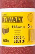 Papier de verre DeWALT DT3580 P60, rouleau 5 m x 115 mm.