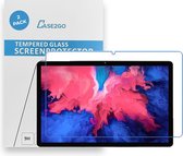 Tablet screenprotector geschikt voor Lenovo Tab P11 - Case-friendly screenprotector - 2 stuks - Tempered Glass - Transparant