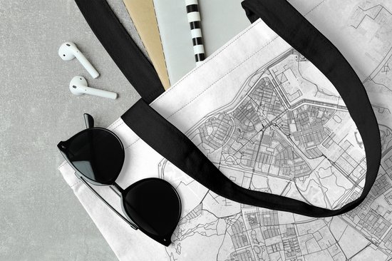 Sac à bandoulière - Sac de plage - Shopper City map Den Helder - 45x45 cm - Sac en coton