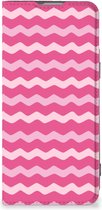 GSM Hoesje ontwerpen OnePlus Nord 2T Fotohoesje Waves Pink