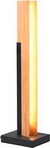 LED Tafellamp - Tafelverlichting - Trion Kamilia - 8W - Warm Wit 3000K - Dimbaar - Rechthoek - Mat Zwart - Aluminium