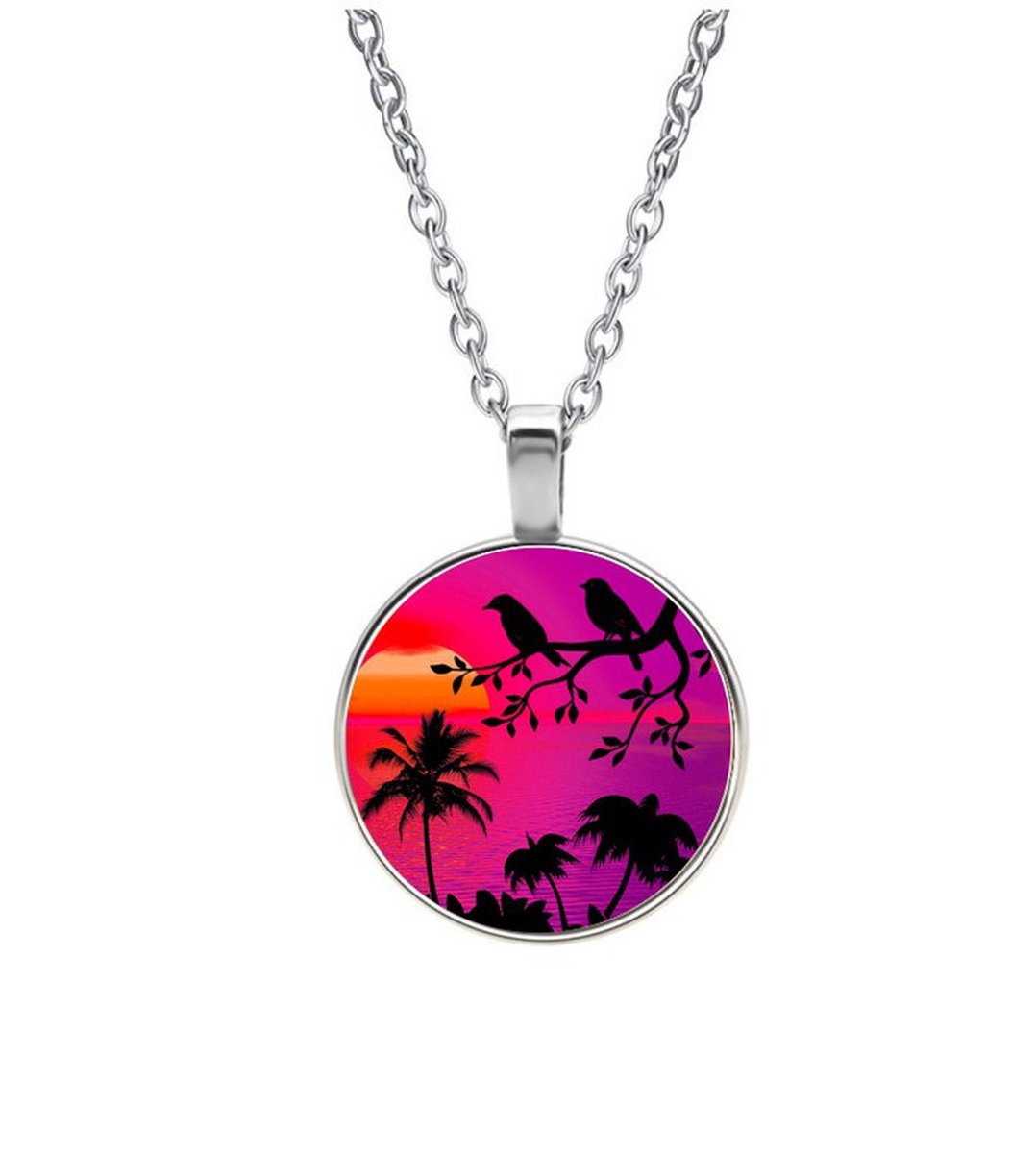 Ketting Glas - Vogels