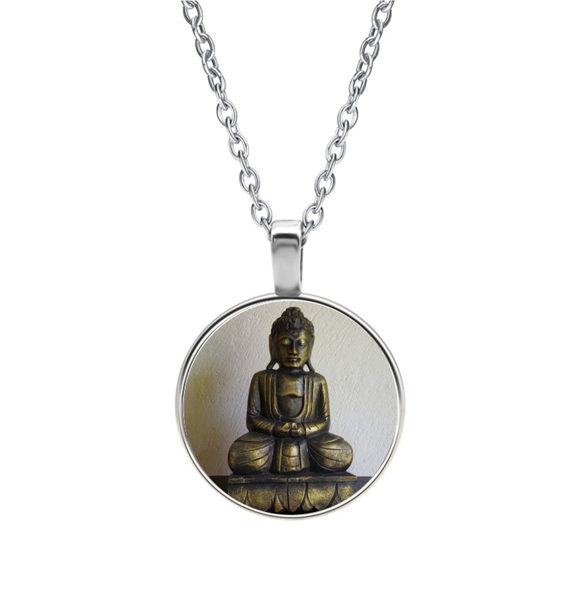 Ketting Glas - Buddha