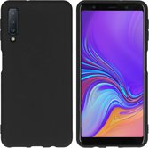 iMoshion Hoesje Geschikt voor Samsung Galaxy A7 (2018) Hoesje Siliconen - iMoshion Color Backcover - Zwart