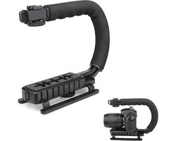 DSLR Stabilizer Handheld Video Actie Stabiliseren Handle Grip C Vorm Professionele Vlogging Voor Canon Nikon Sony Smartphones – Camera stabilisator handvat camcorder DSLR houder beugel / U / C Shape Draagbare Handheld DV Bracket Stabilizer