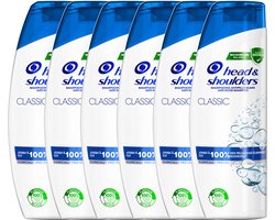 Head & Shoulders Classic - Anti-roos shampoo - Tot 100% Roosvrij - 6 x 285 ml