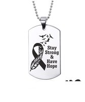Ketting RVS - Stay Strong And have Hope