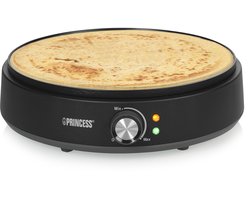 Princess 492235 - Pannenkoekenmaker - Crêpe Maker Deluxe - Hollandse pannenkoeken en crepes - diameter 30cm - Anti aanbaklaag - 1200W - Incl crêpe spatel
