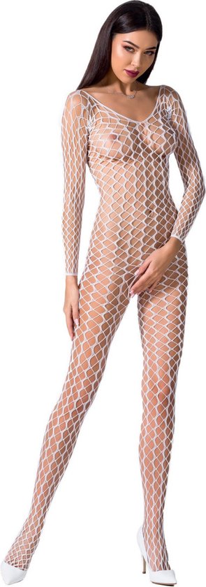 PASSION WOMAN BODYSTOCKINGS | Passion Woman Bs068 Bodystocking - White One Size