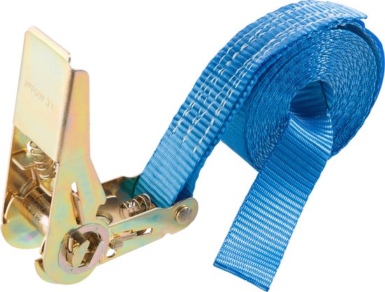 Spanband 25 mm 0,8T 2-delig S-haken 10 meter | Spanbanden op maat