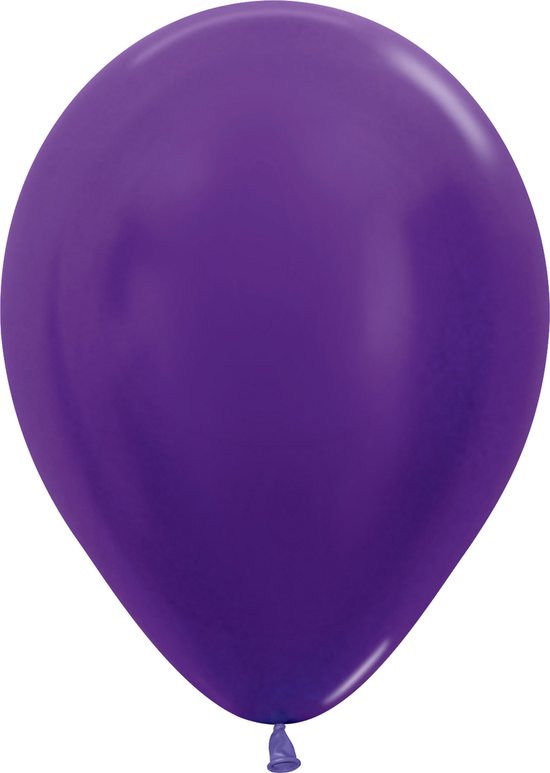 Sempertex ballonnen Metallic Violet| 50 stuks | 12 inch | 30cm