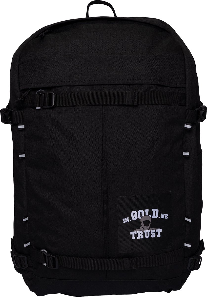 NOMAD® IGWT x NOMAD® Backpack | 25 L Rugzak Zwart | In Gold We Trust | 15.6  inch laptopvak | bol.com