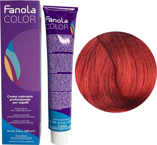 Fanola Haarverf Professional Colouring Cream 7.6 Blonde Red | bol.com