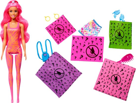 Barbie Color Reveal Neon Tie-Dye - Pop — afbeelding 2
