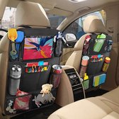 Autostoel Organizer - Universele Autostoel Beschermer - Autostoel Hoes voor Kinderen met Tablet Houder voor iPad & Samsung Galaxy Tab enz. set van 2