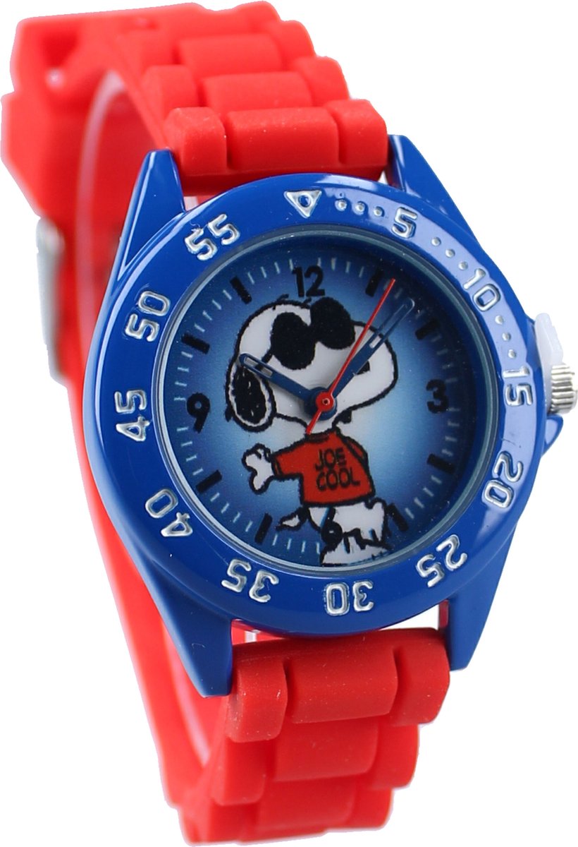 Snoopy Kids Time! Horloge - Rood