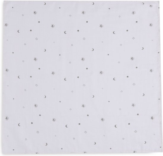 Jollein Hydrofiele Doek Small 70x70cm Stargaze - Leaf Green - 3 Stuks — afbeelding 5