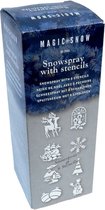 Spray de neige avec 8 gabarits de fenêtre 150 ml - Décoration de Noël Snowspay