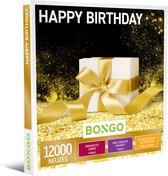 Bongo Bon België - Happy Birthday Cadeaubon - Cadeaukaart : 12000 belevenissen: culinair, wellness, overnachting, sportief en meer