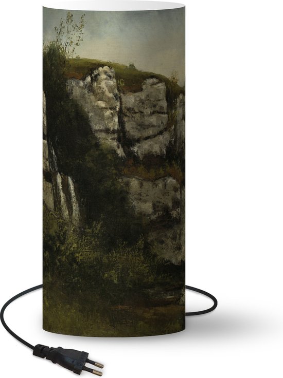Lamp - Nachtlampje - Tafellamp slaapkamer - Landschap met rotsen en waterval  -... | bol.com
