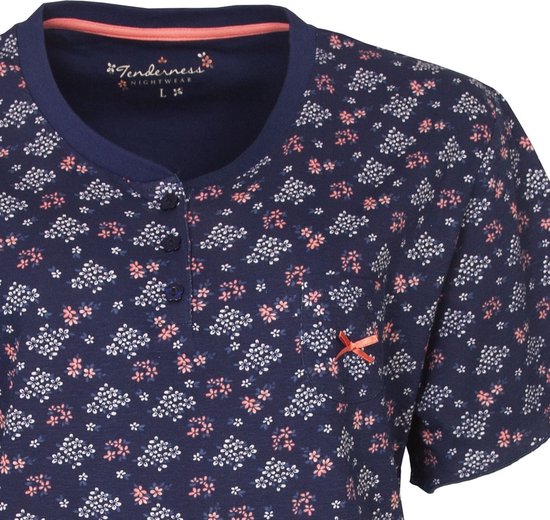 Tenderness Pyjama short Blauw TESAD1209A - Tailles: M