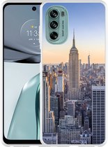 Motorola Moto G62 5G Hoesje Skyline NY - Designed by Cazy