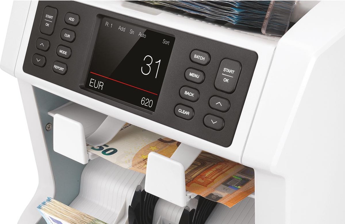 Safescan 2985-SX Bankbiljettentelmachine Grijs