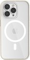 Woodcessories Clear Case Bio MagSafe - geschikt voor iPhone 14 Pro Max - gemaakt van bio-materialen - geschikt voor MagSafe en draadloos laden - Offwhite-clear