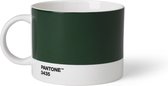 Pantone Theekop en schotel - Bone China - Dark Green 3435 C