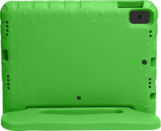 Hoes - Geschikt voor Apple iPad 7 (2019) - 10.2 inch - 7e Generatie - Met 2x Screenprotector - Kinderhoes Shockproof Bumper - Kidsproof Case - Tablet Hoesje - Kinder Cover - Groen