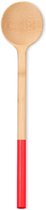 Roerlepel, Bamboe, Rood, 38 cm - Pebbly