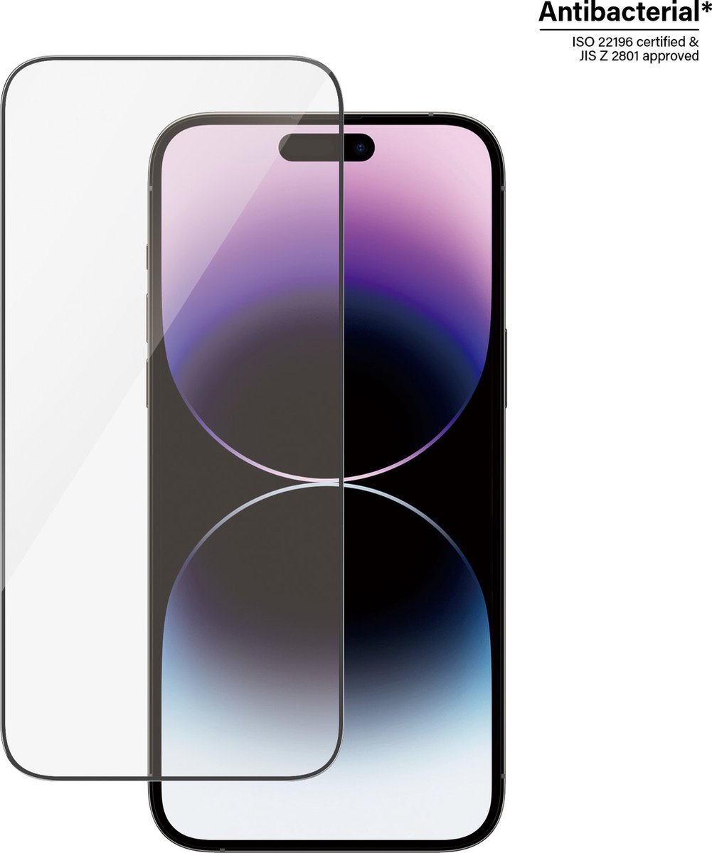 PanzerGlass Screenprotector geschikt voor Apple iPhone 14 Pro Max Glazen | PanzerGlass Ultra-Wide Fit Screenprotector - Case Friendly + Installatie Frame