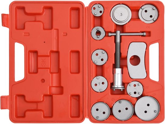 WT-8908 Ratelring-steeksleutel set | Extra kort | 8 - 19 mm | 12-delig