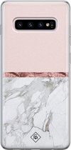 Casimoda® hoesje - Geschikt voor Samsung S10 Plus - Rose All Day - Backcover - Siliconen/TPU - Roze