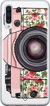 Casimoda® hoesje - Geschikt voor Samsung A70 - Hippie Camera - Backcover - Siliconen/TPU - Roze