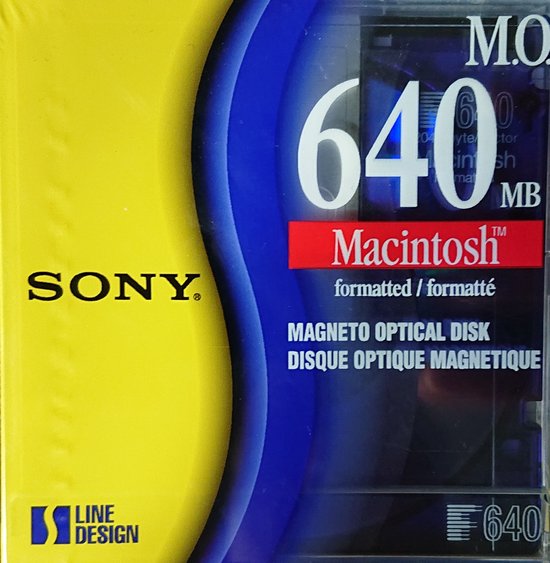 Sony Optical Disk for Macintosh 640MB bol