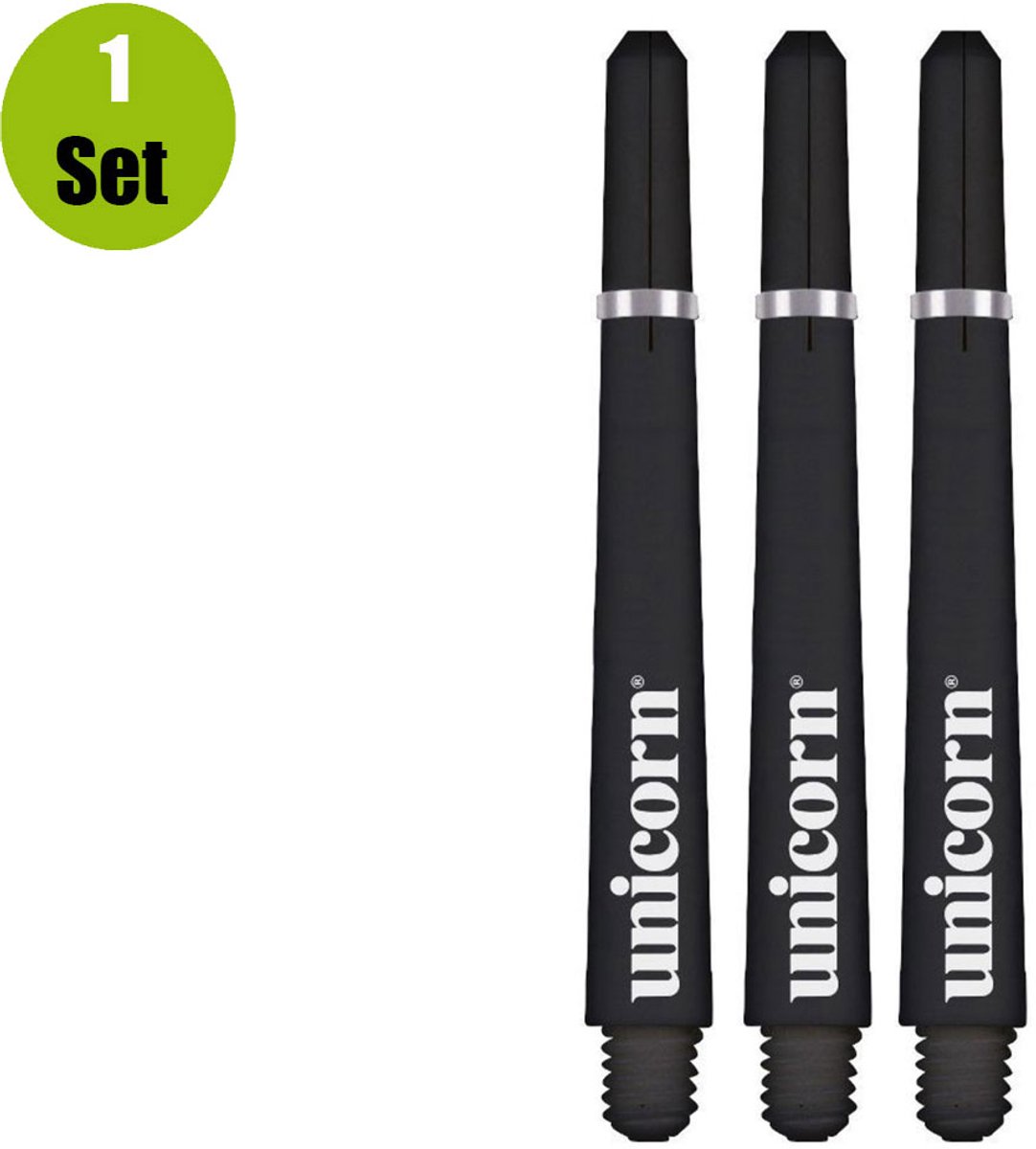 Unicorn Gripper 4 Black - Dart Shafts Short