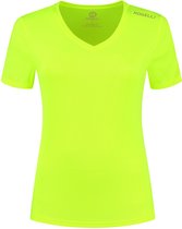 Rogelli Promo Dames Hardloopshirt - Korte mouw - Geel