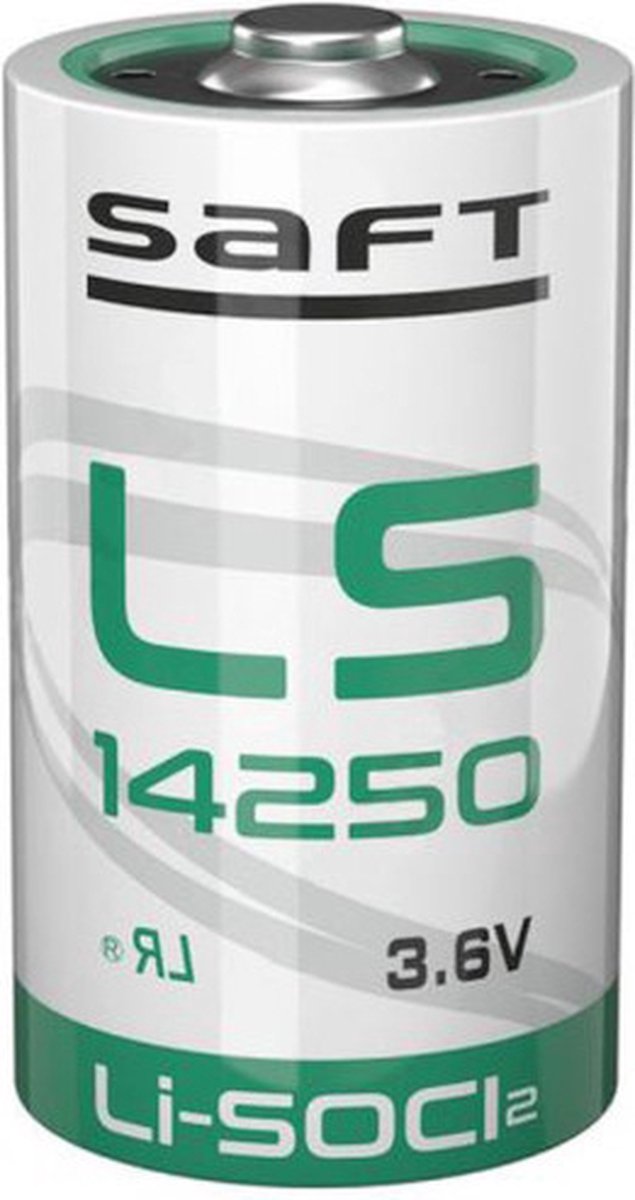 Saft® LS14250 1/2AA 3.6V lithium Batterij