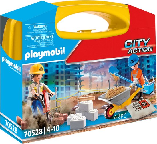 Playmobil City Action Koffertje Bouwplaats - 70528